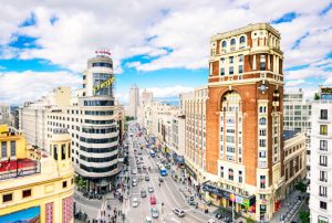 la Gran Vía de Madrid